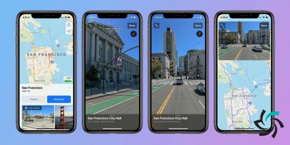 قابلیت استریت ویو به سرویس نقشه‌ اپل اضافه شد | اخبار | شبکه شرکت آراپل