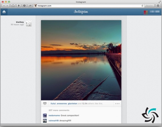 نسخه تحت وب اینستاگرام | اخبار | شبکه شرکت آراپل