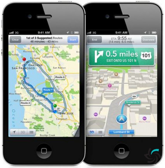 بررسی مجدد سرویس نقشه اپل | اخبار | شبکه | شبکه کامپیوتری | شرکت شبکه